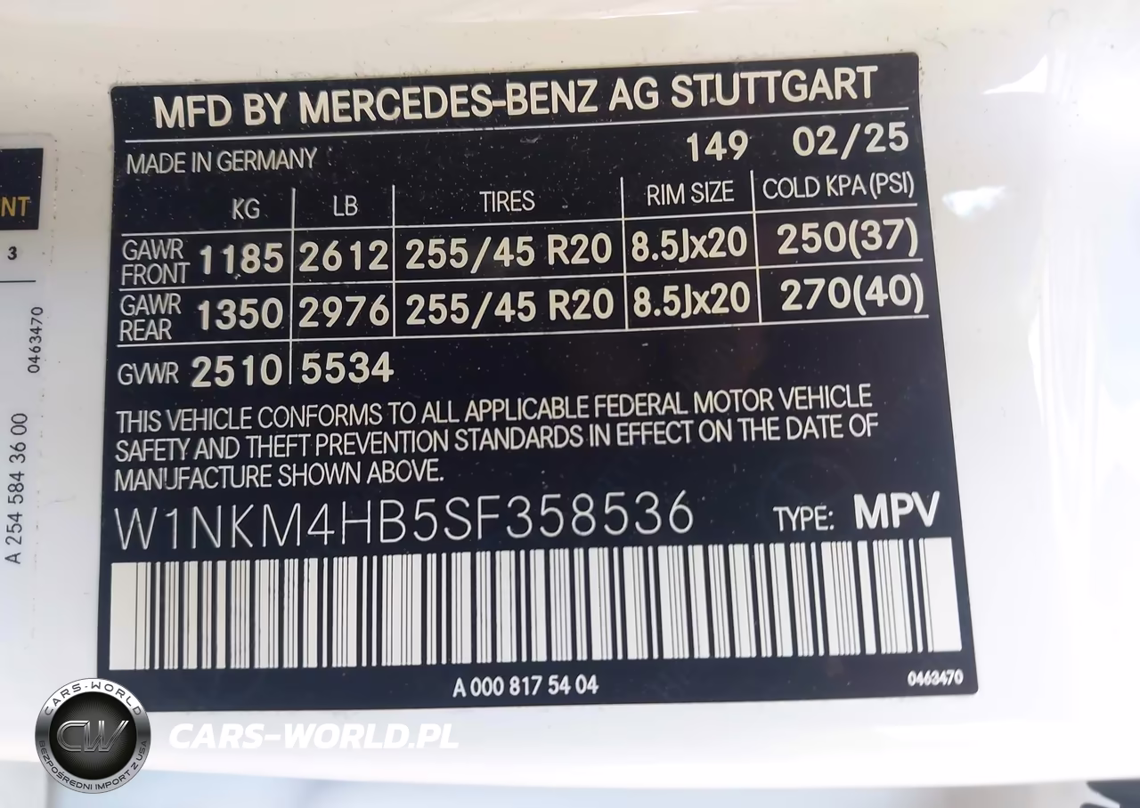 2025 Mercedes-Benz Glc 300 4Matic Suv VIN:W1NKM4HB5SF358536 - 9