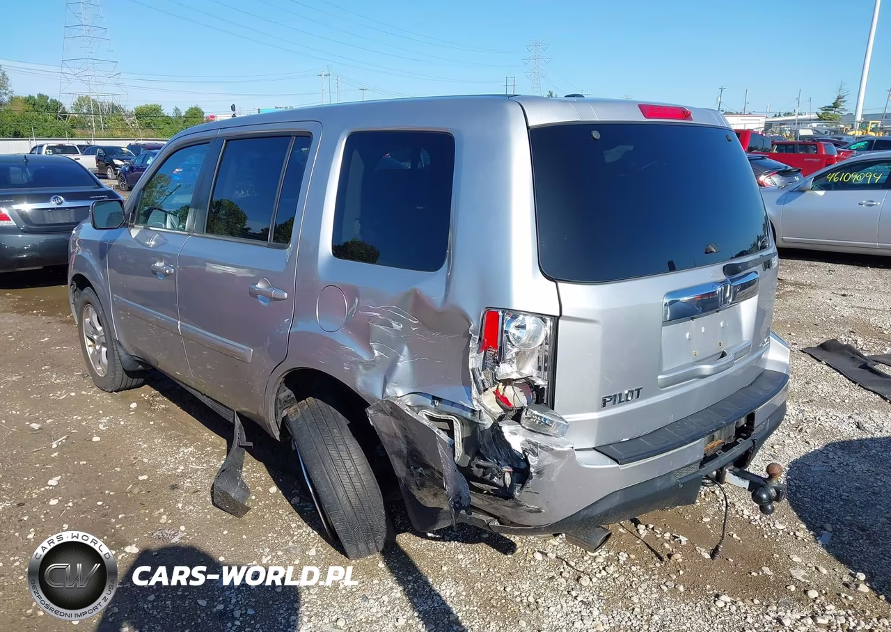2014 Honda Pilot Ex-L VIN:5FNYF4H59EB031331 - 3