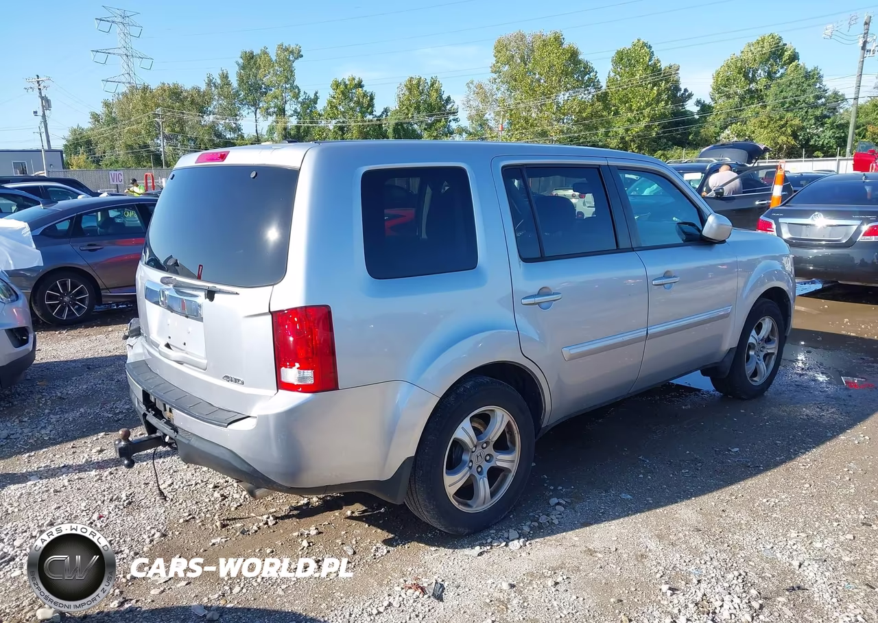 2014 Honda Pilot Ex-L VIN:5FNYF4H59EB031331 - 4