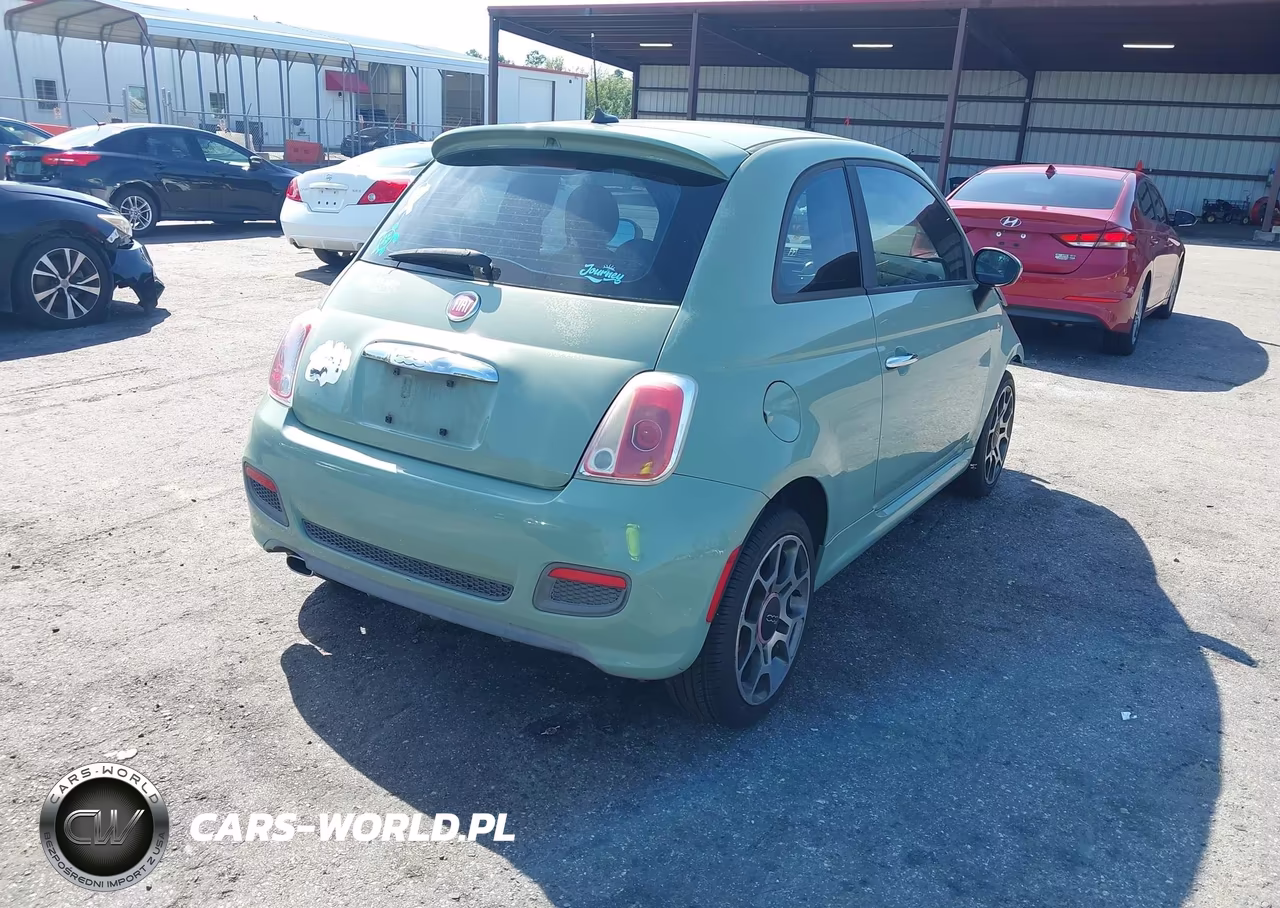 2012 Fiat 500 Sport VIN:3C3CFFBR2CT110148 - 4