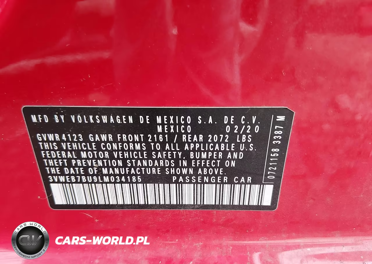 2020 Volkswagen Jetta 1.4T Sel VIN:3VWEB7BU9LM034185 - 9