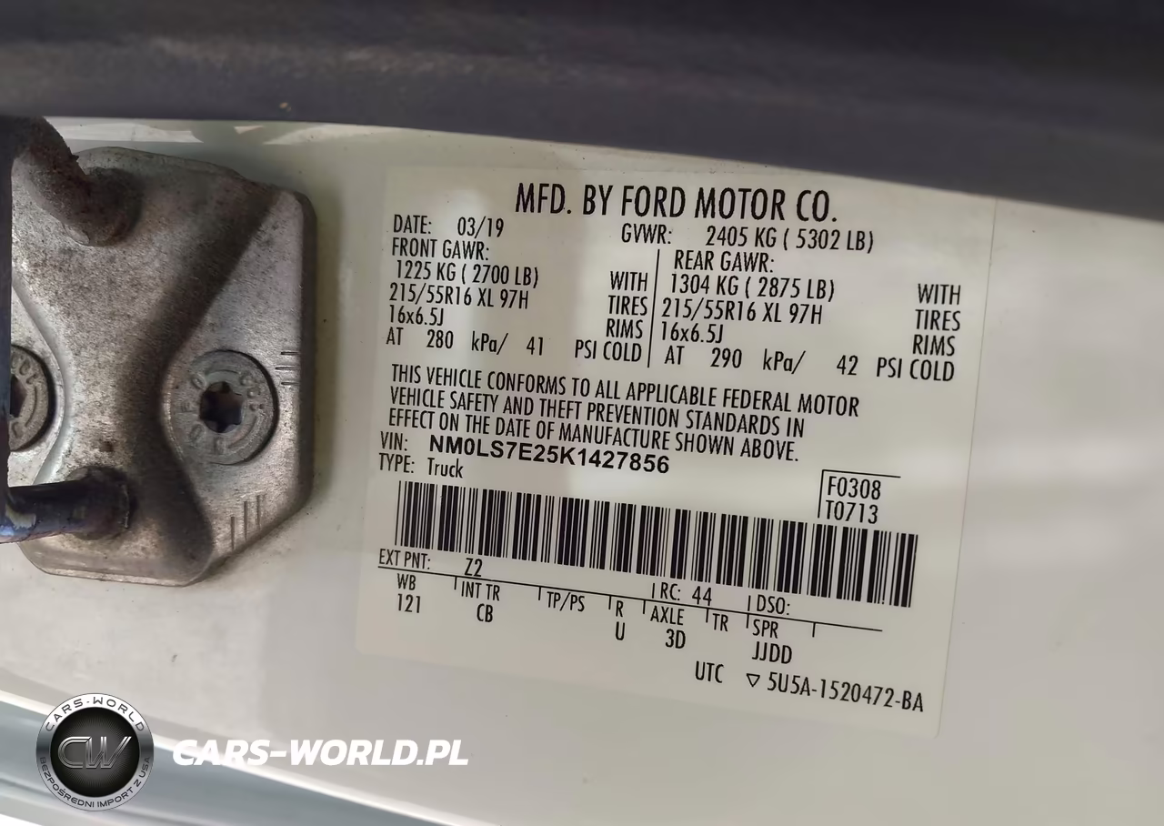 2019 Ford Transit Connect Xl VIN:NM0LS7E25K1427856 - 9