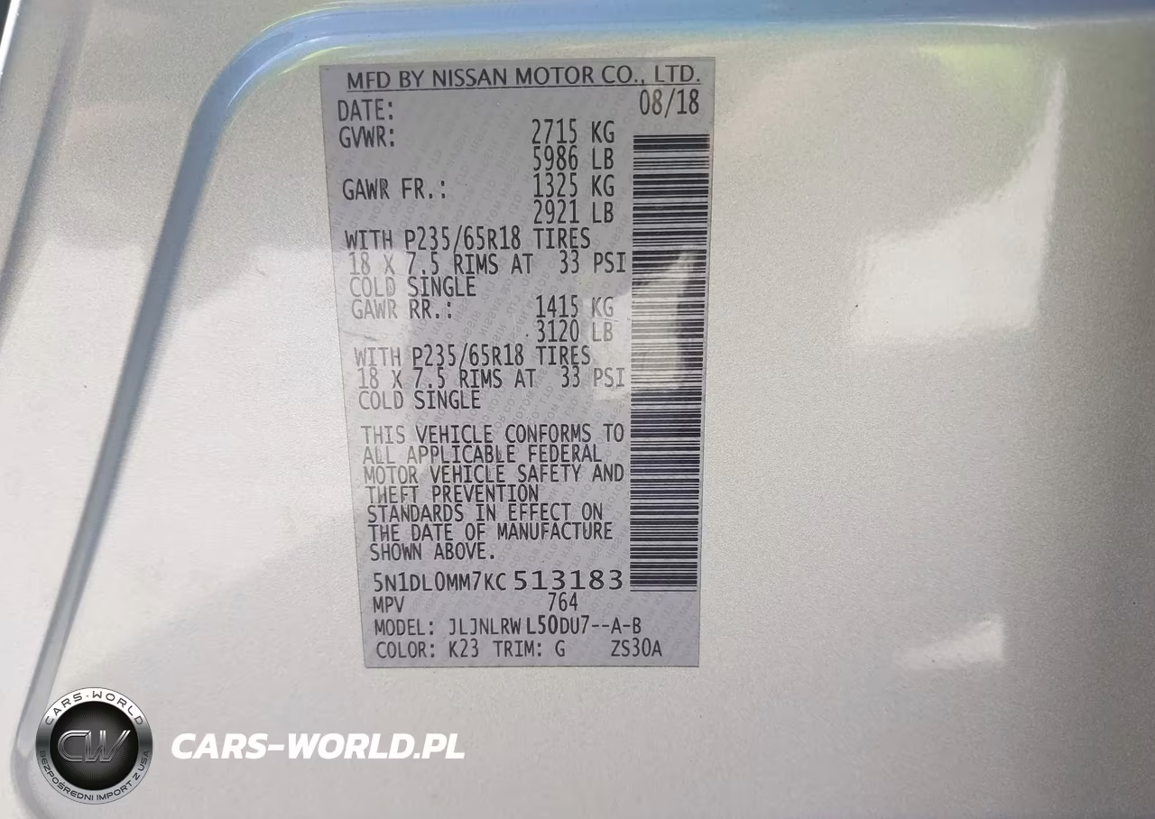 2019 Infiniti Qx60 Luxe VIN:5N1DL0MM7KC513183 - 9