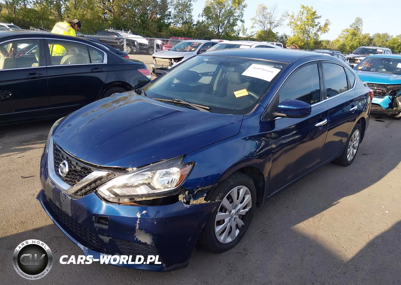 2017 Nissan Sentra Sv VIN:3N1AB7AP0HY406870 - 2