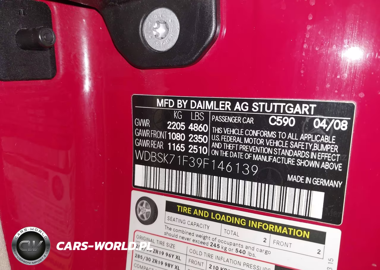 2009 Mercedes-Benz Sl 550 VIN:WDBSK71F39F146139 - 9