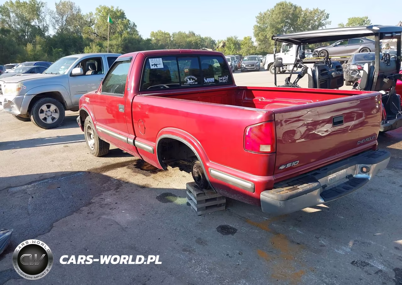 1998 Chevrolet S-10 Ls Fleetside VIN:1GCCS14XXWK158699 - 3