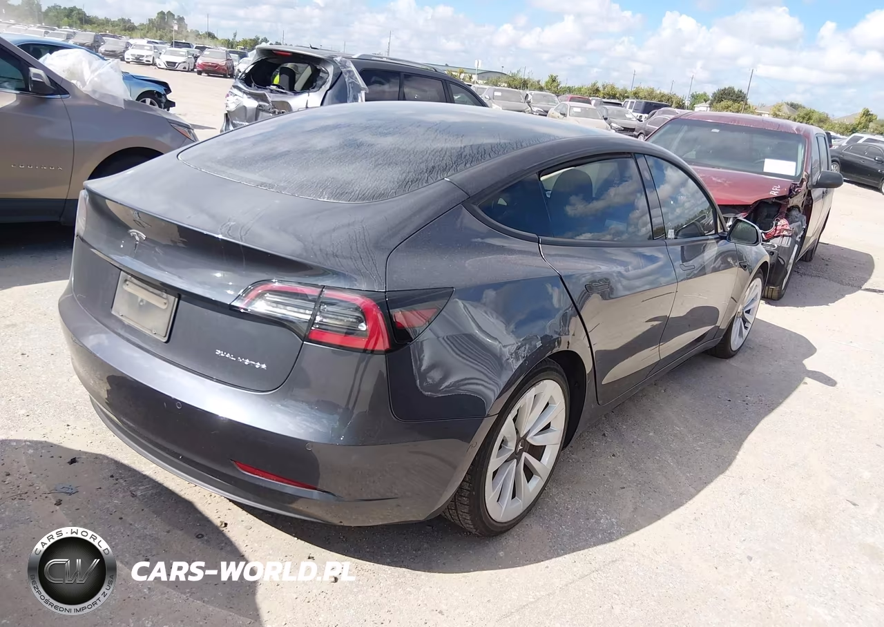 2021 Tesla Model 3 Long Range Dual Motor All-Wheel Drive VIN:5YJ3E1EB2MF975377 - 4