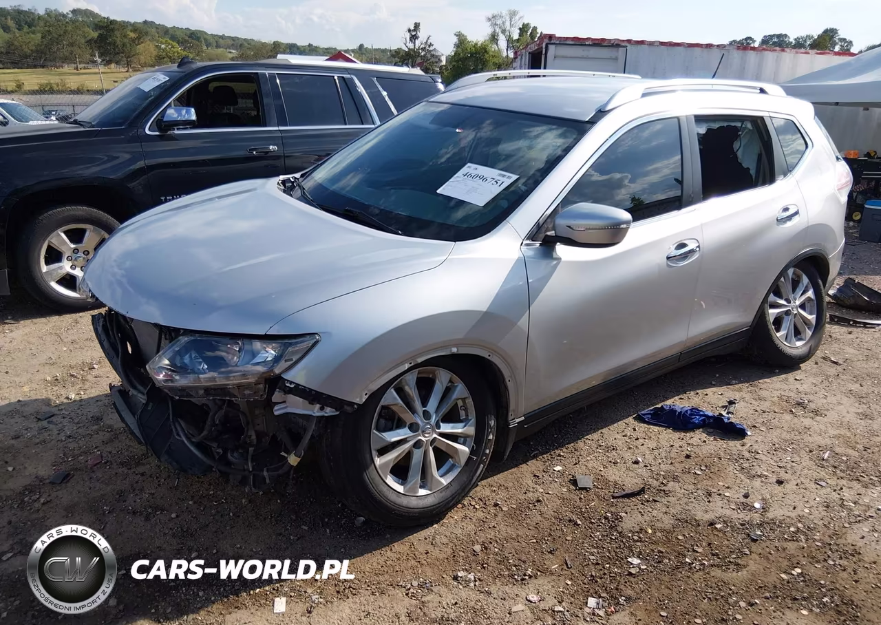 2015 NISSAN ROGUE SV VIN:KNMAT2MV9FP540198 - 2