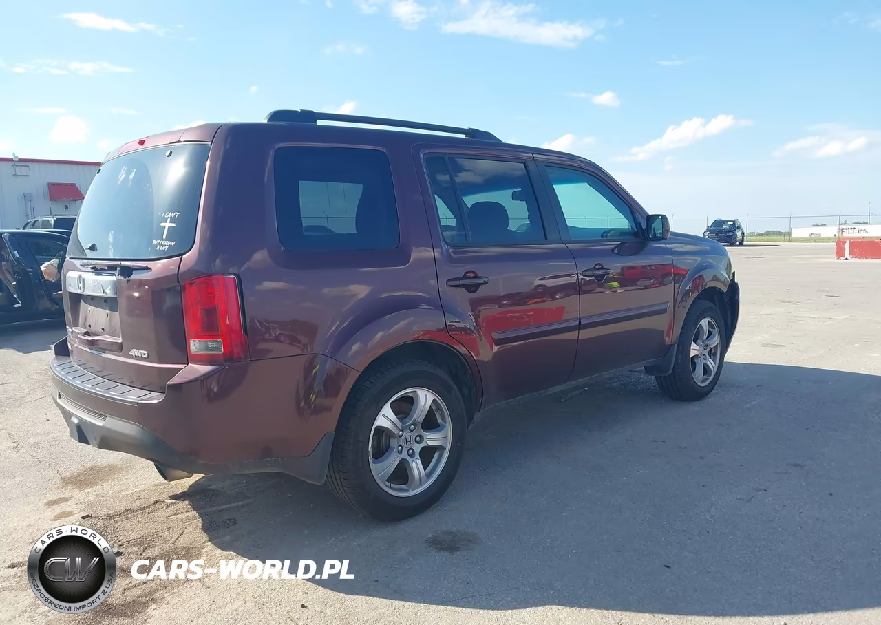 2013 Honda Pilot Ex-L VIN:5FNYF4H5XDB029182 - 4