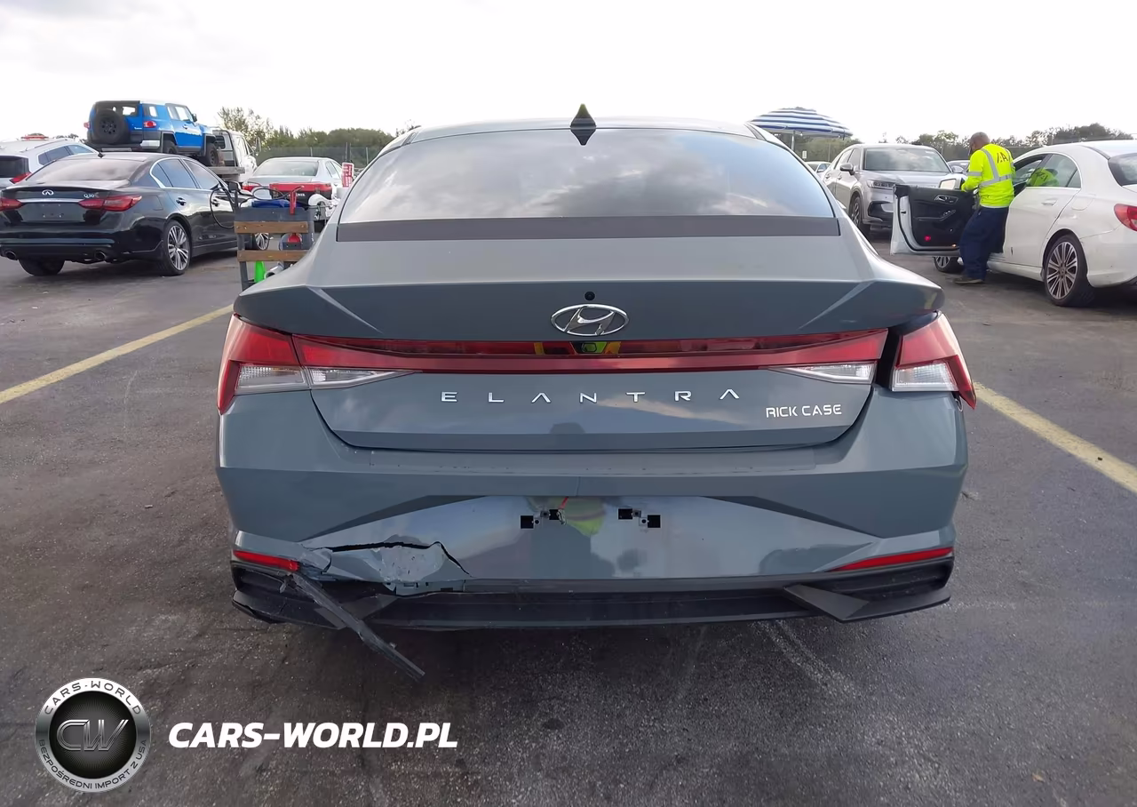 2022 Hyundai Elantra Sel VIN:KMHLM4AG3NU284448 - 16