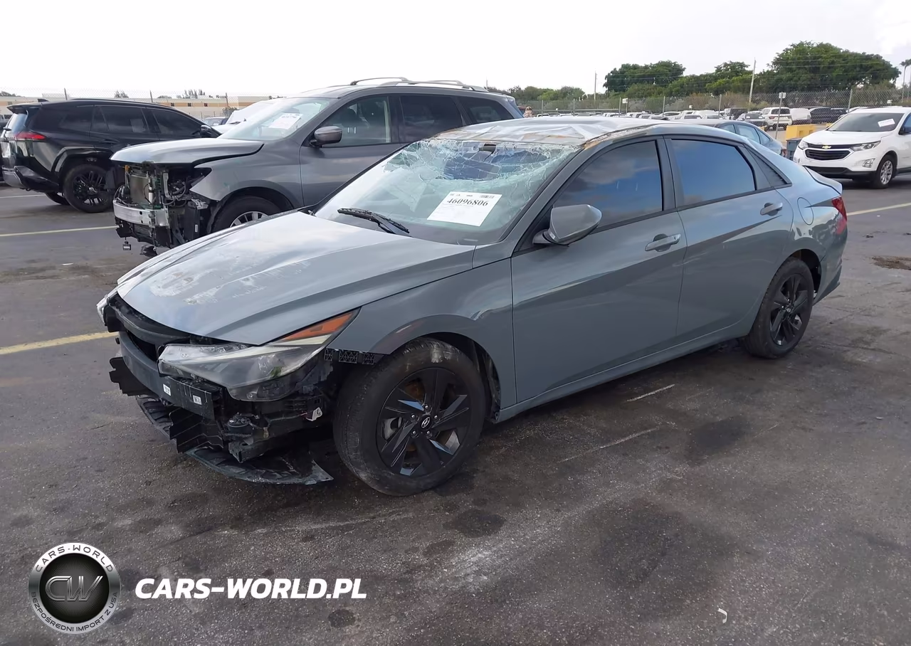 2022 Hyundai Elantra Sel VIN:KMHLM4AG3NU284448 - 2