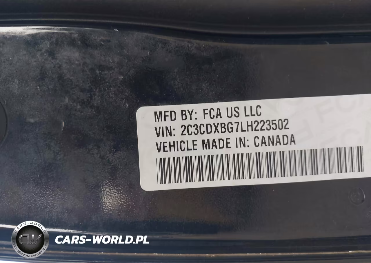 2020 Dodge Charger Sxt Rwd VIN:2C3CDXBG7LH223502 - 9
