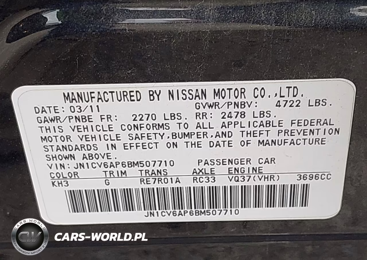 2011 Infiniti G37 Journey VIN:JN1CV6AP6BM507710 - 9