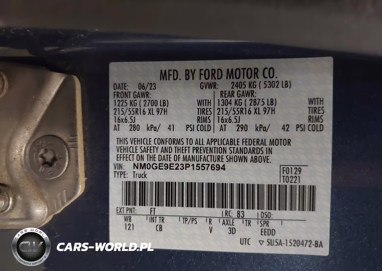 2023 Ford Transit Connect Xl Passenger VIN:NM0GE9E23P1557694 - 9