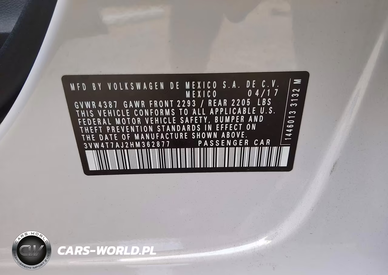 2017 Volkswagen Jetta Gli VIN:3VW4T7AJ2HM362877 - 9