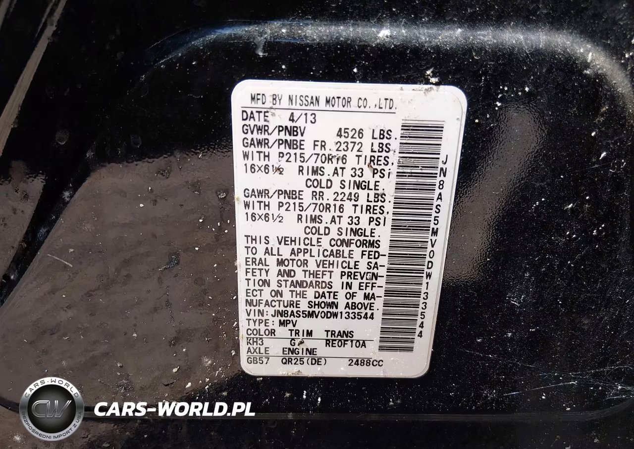 2013 Nissan Rogue S VIN:JN8AS5MV0DW133544 - 9
