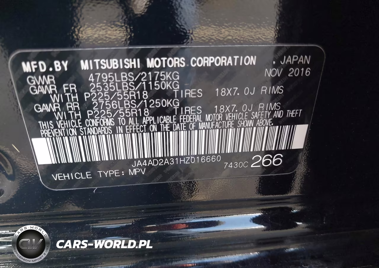 2017 Mitsubishi Outlander Es VIN:JA4AD2A31HZ016660 - 9