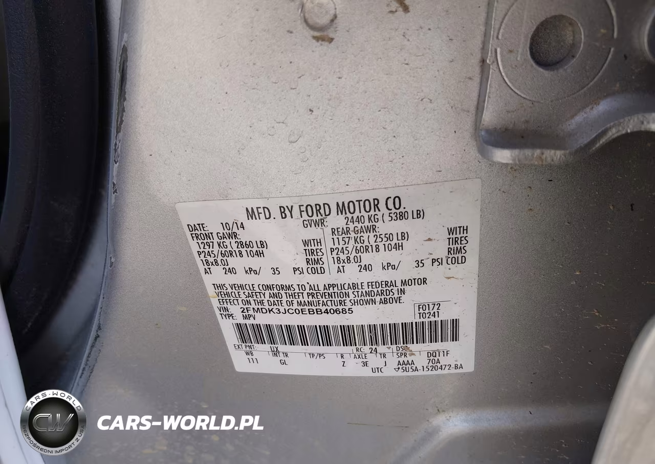 2014 Ford Edge Sel VIN:2FMDK3JC0EBB40685 - 9