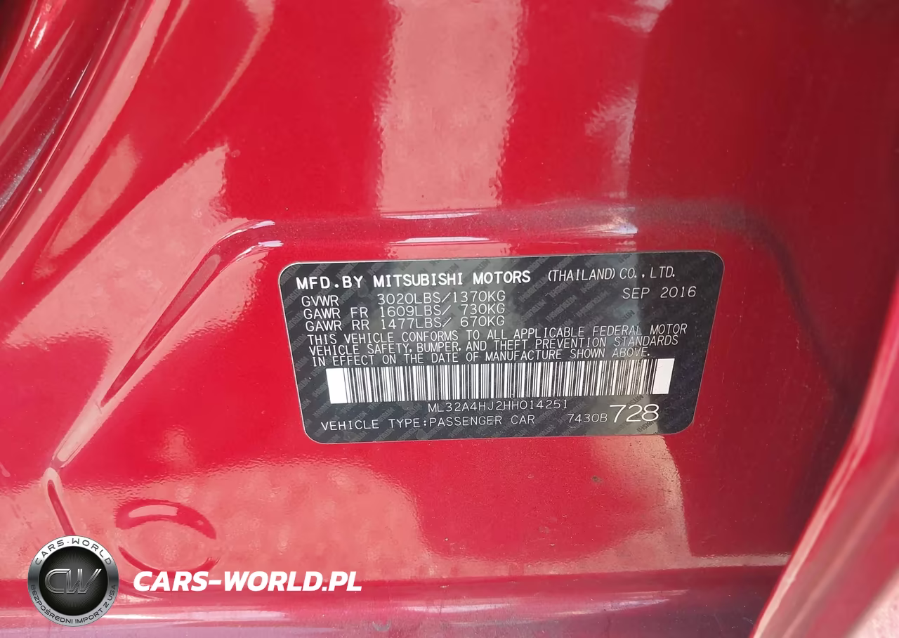 2017 Mitsubishi Mirage Se VIN:ML32A4HJ2HH014251 - 9