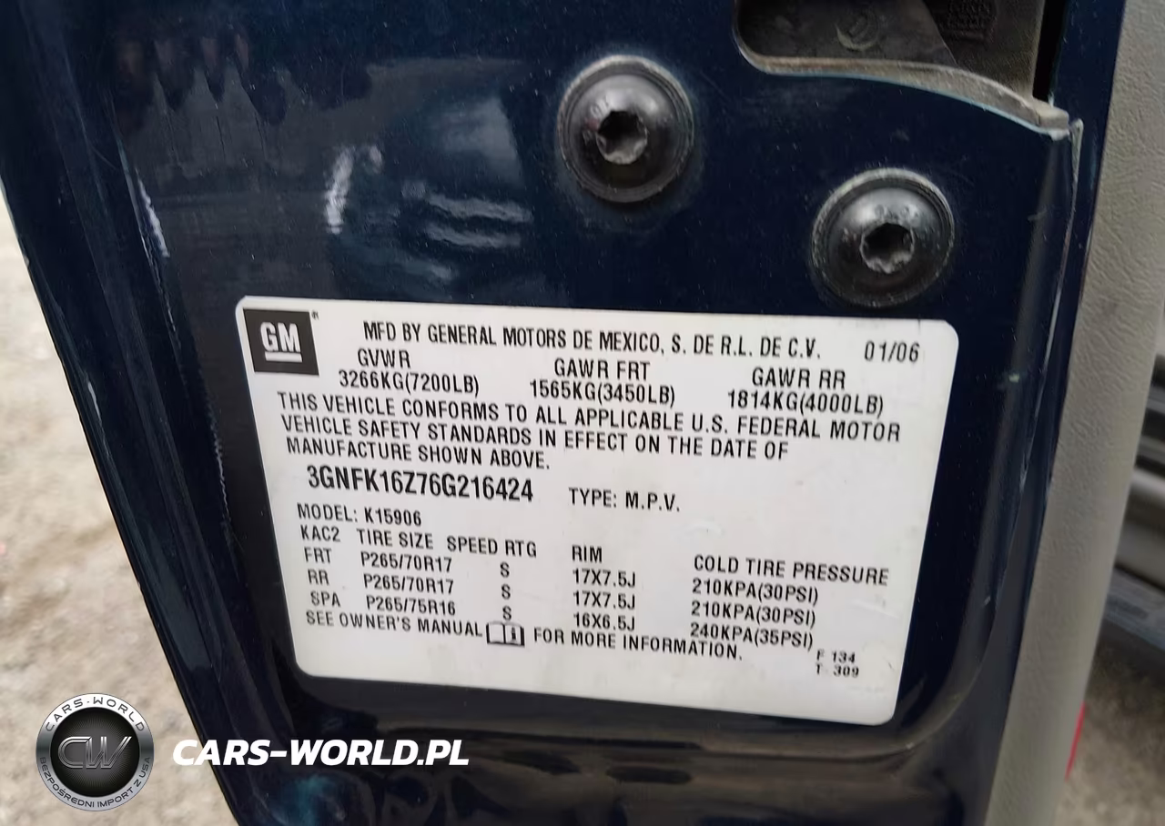 2006 Chevrolet Suburban 1500 Z71 VIN:3GNFK16Z76G216424 - 9