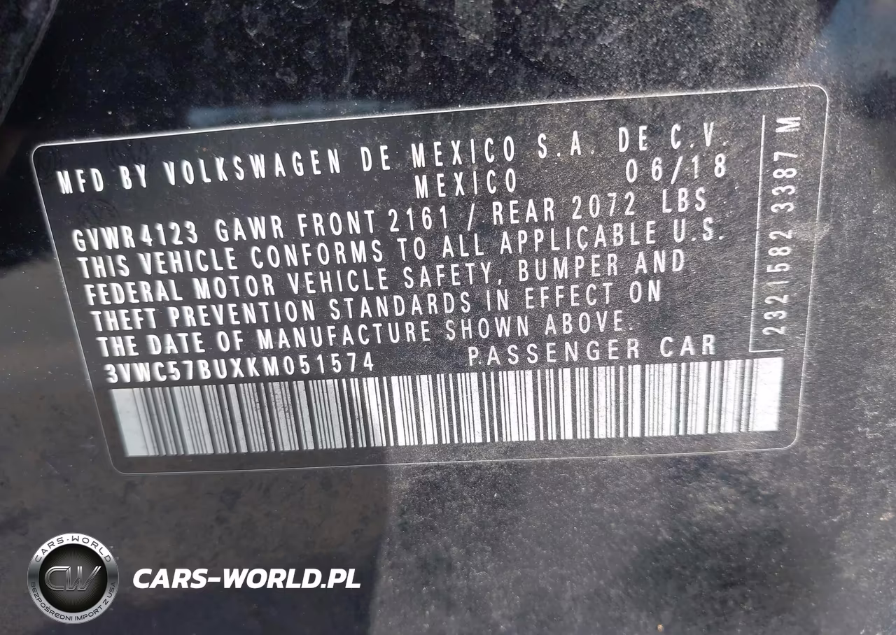 2019 Volkswagen Jetta 1.4T R-Line-1.4T S-1.4T Se VIN:3VWC57BUXKM051574 - 9