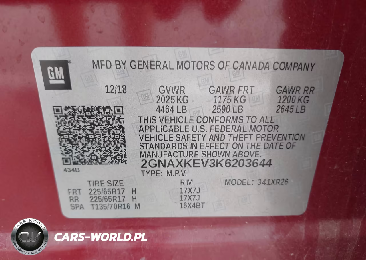 2019 Chevrolet Equinox Lt VIN:2GNAXKEV3K6203644 - 9
