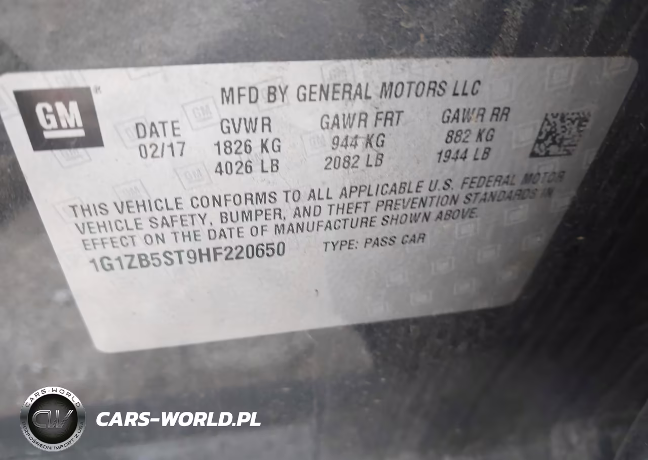 2017 Chevrolet Malibu Ls VIN:1G1ZB5ST9HF220650 - 9