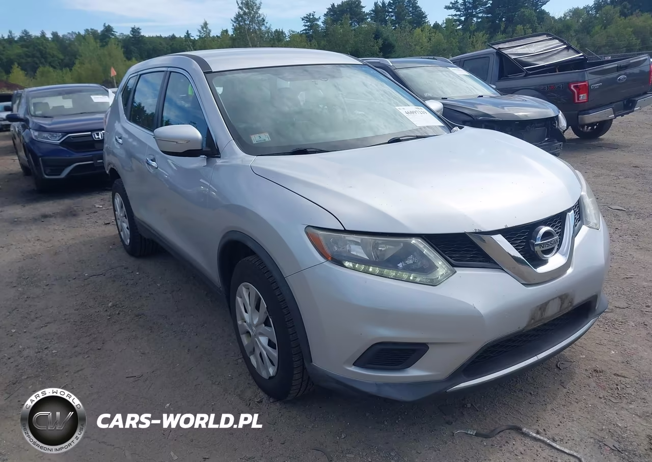 2015 Nissan Rogue S VIN:KNMAT2MV0FP504531 - 1