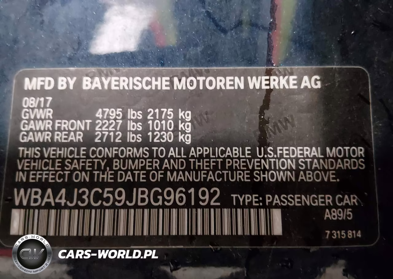 2018 BMW 430I Gran Coupe xDrive VIN:WBA4J3C59JBG96192 - 9