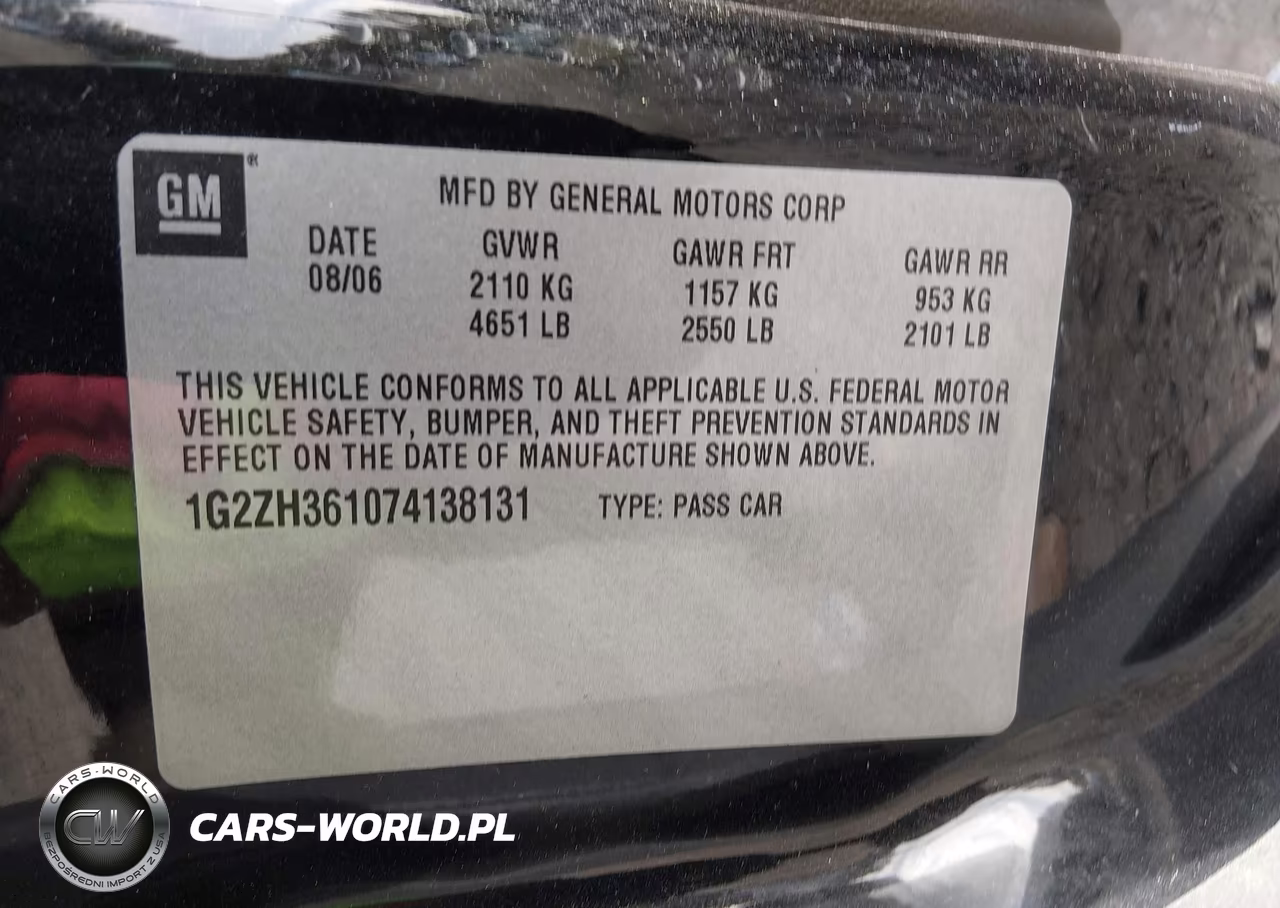 2007 Pontiac G6 Gt VIN:1G2ZH361074138131 - 9