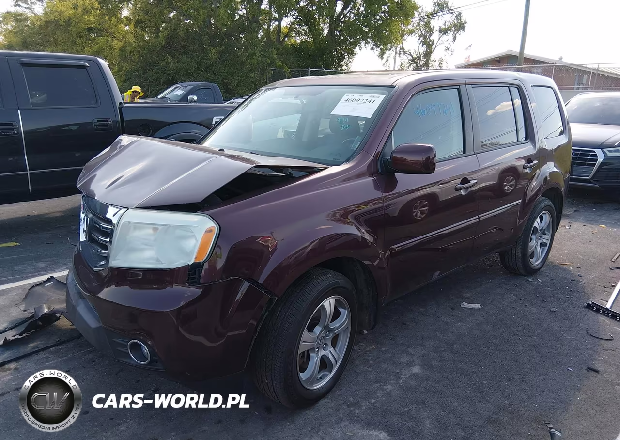 2014 Honda Pilot Ex-L VIN:5FNYF4H74EB042612 - 2