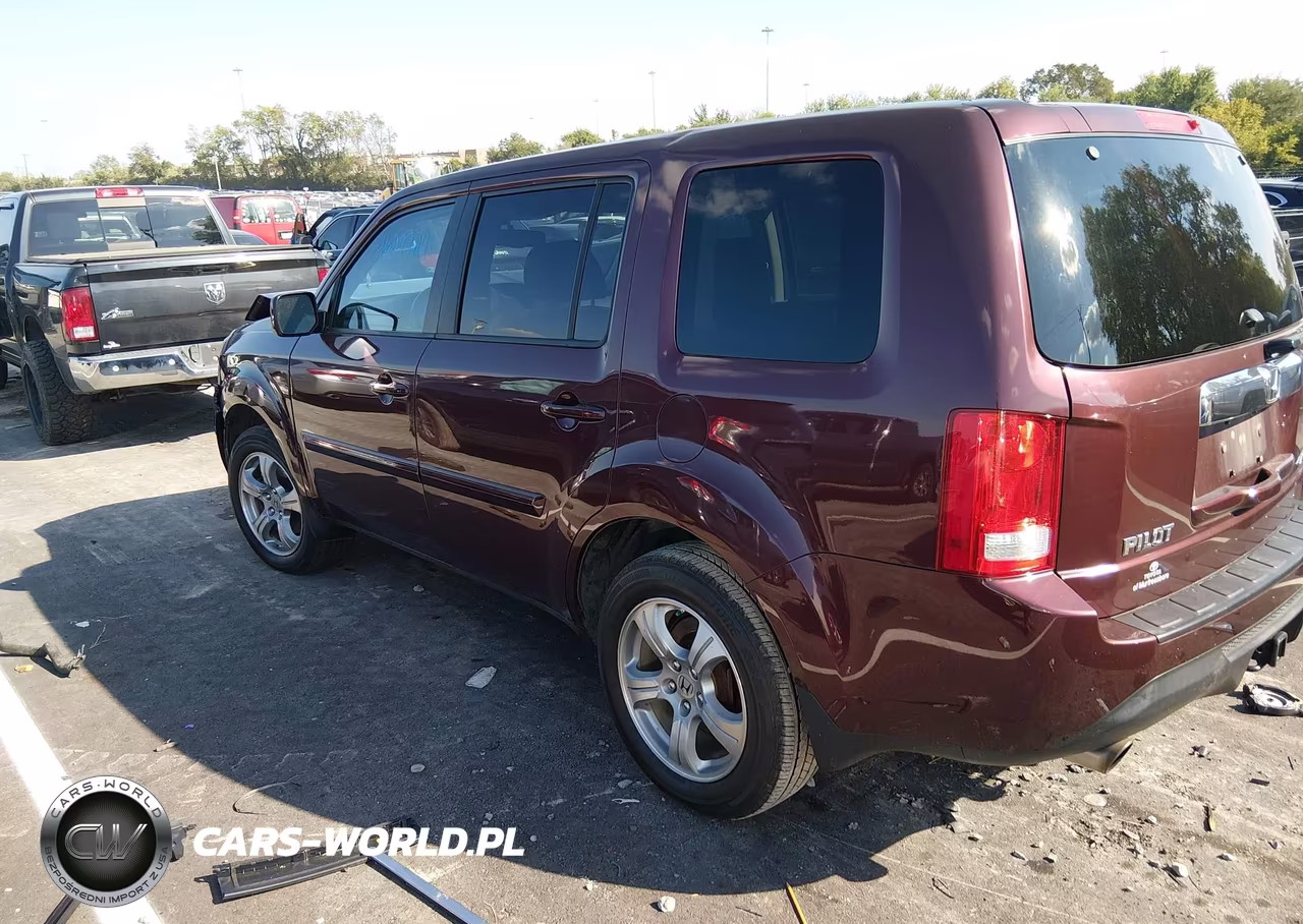 2014 Honda Pilot Ex-L VIN:5FNYF4H74EB042612 - 3