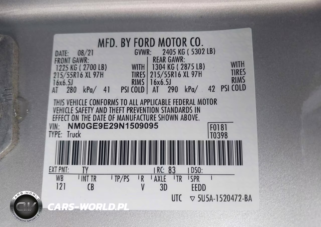2022 Ford Transit Connect Xl Passenger VIN:NM0GE9E29N1509095 - 9