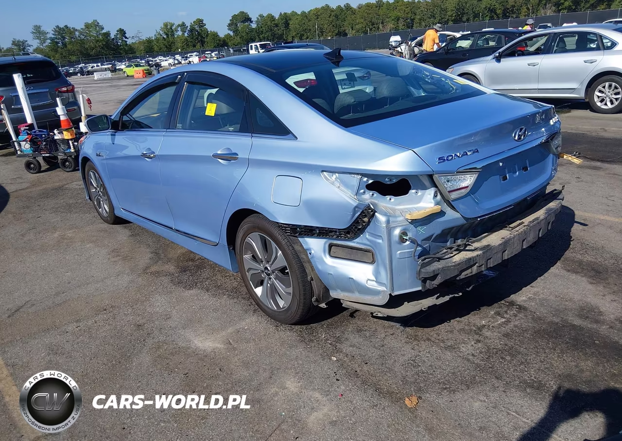 2014 Hyundai Sonata Hybrid Limited VIN:KMHEC4A49EA106143 - 3