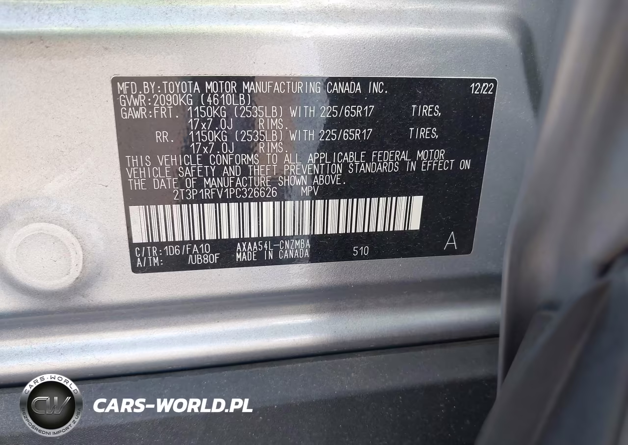 2023 Toyota Rav4 Xle VIN:2T3P1RFV1PC326626 - 9