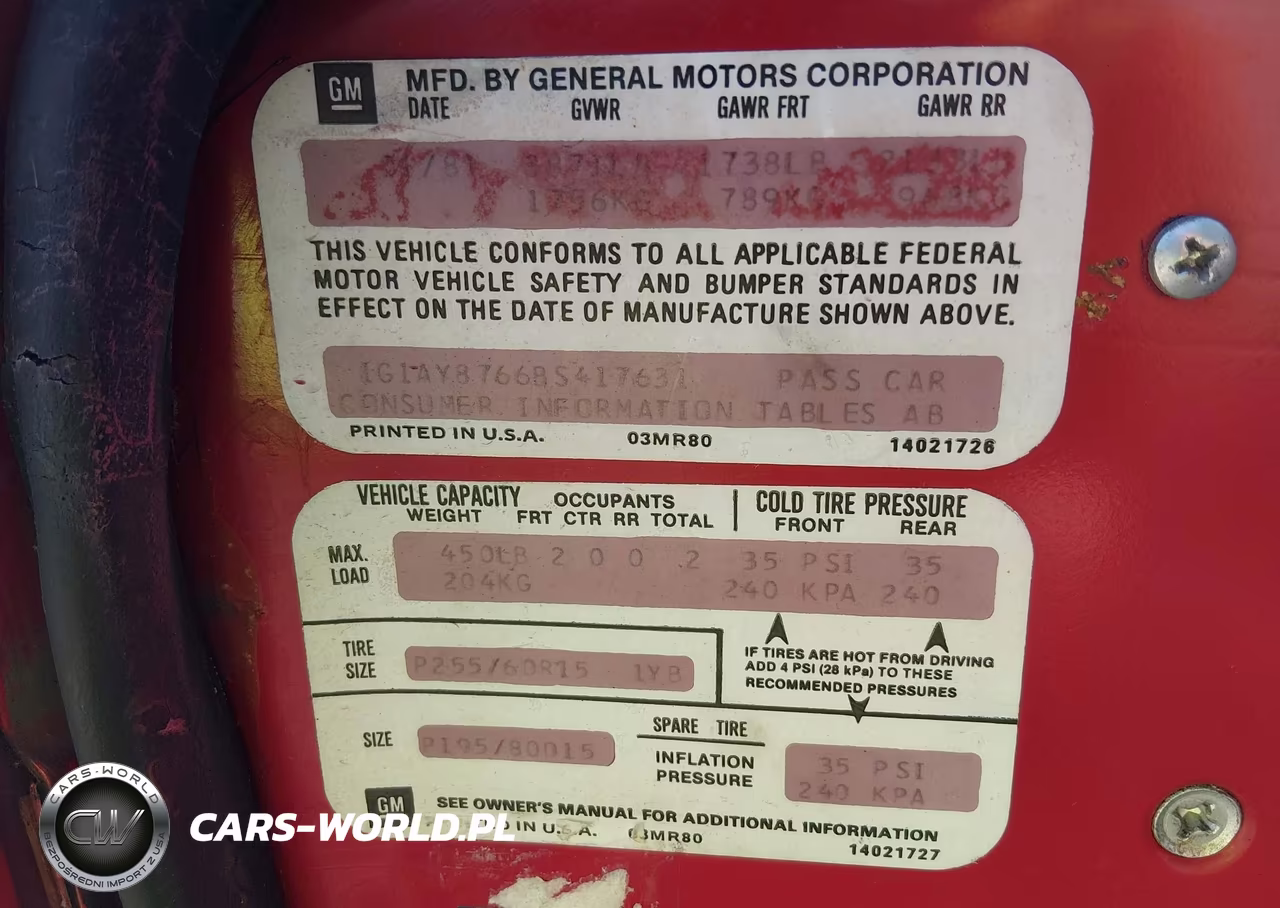 1981 Chevrolet Corvette VIN:1G1AY8766BS417631 - 9