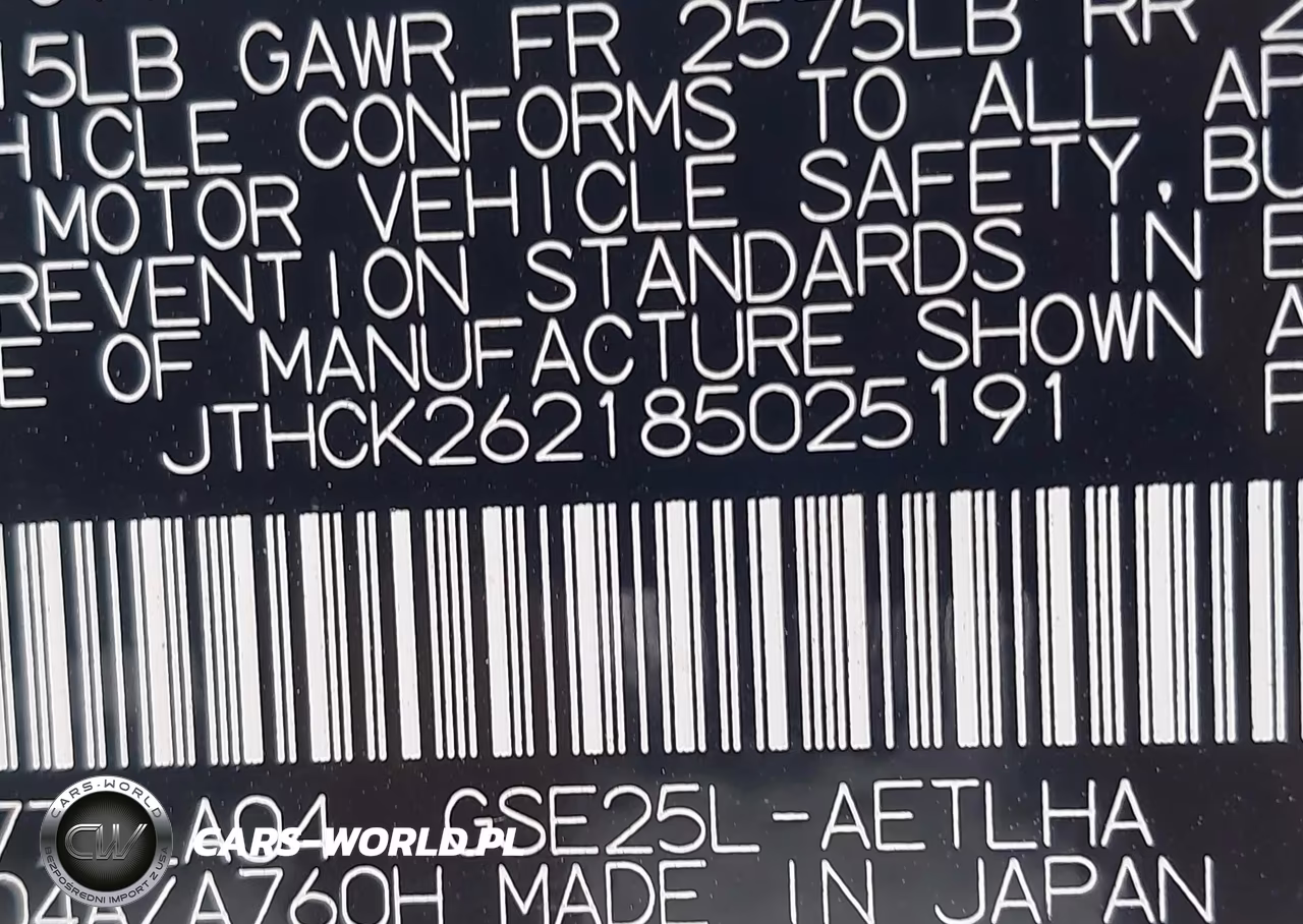 2008 Lexus Is 250 VIN:JTHCK262185025191 - 9