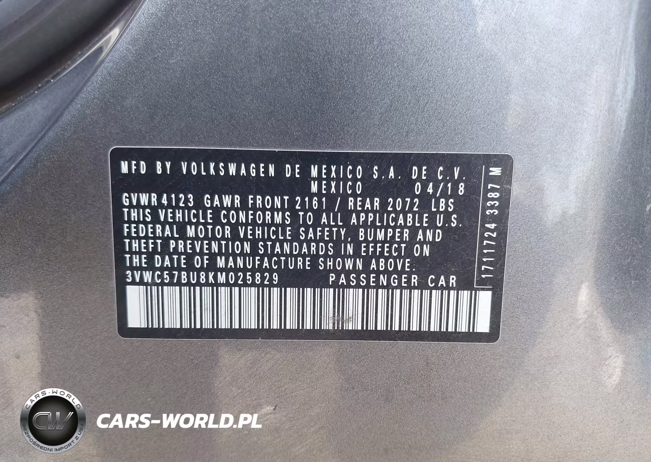 2019 Volkswagen Jetta 1.4T R-Line-1.4T S-1.4T Se VIN:3VWC57BU8KM025829 - 9
