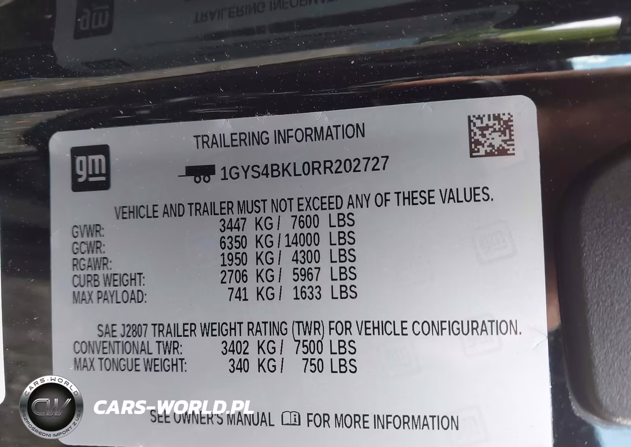 2024 Cadillac Escalade 4Wd Premium Luxury VIN:1GYS4BKL0RR202727 - 9