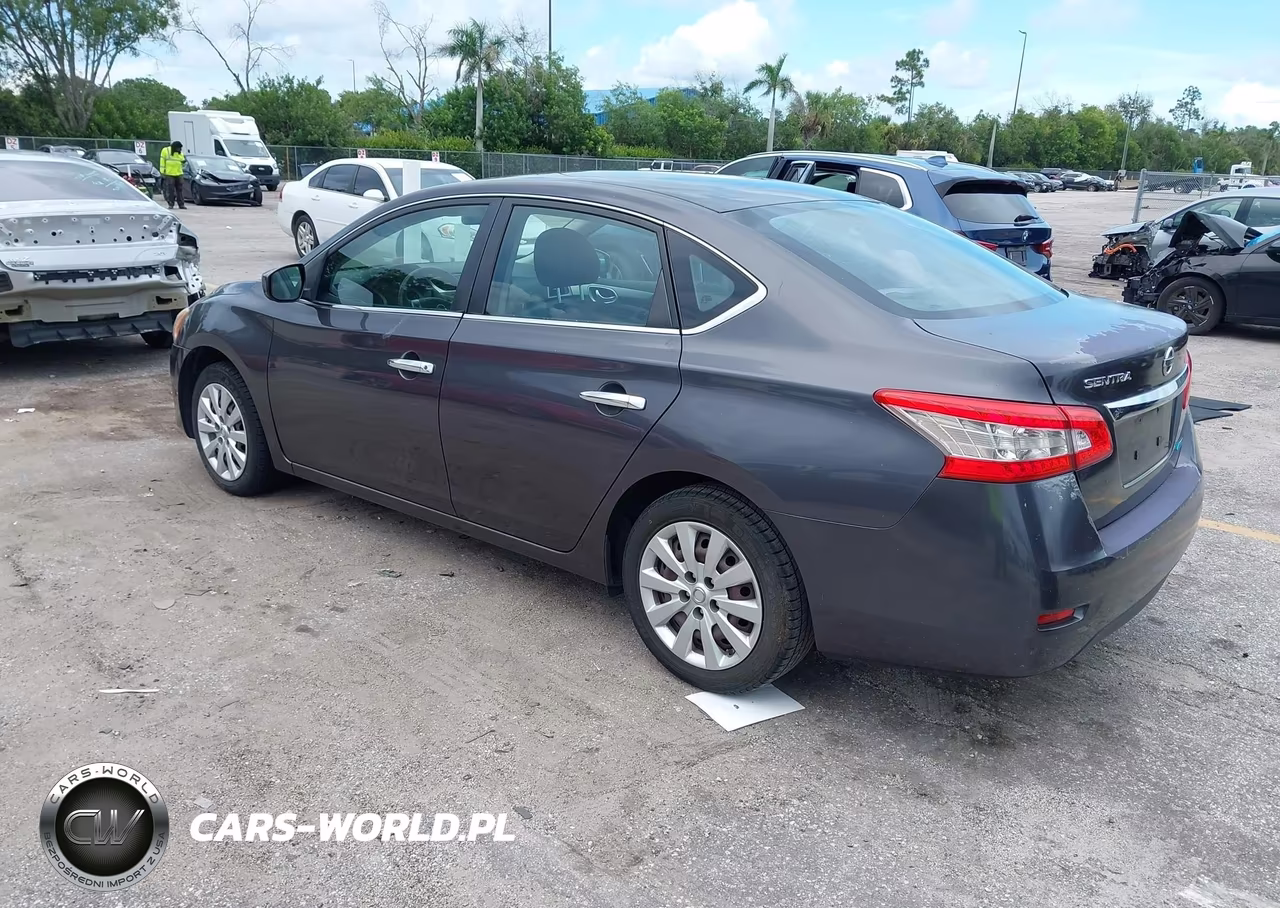 2014 Nissan Sentra Sv VIN:3N1AB7AP1EL656336 - 3
