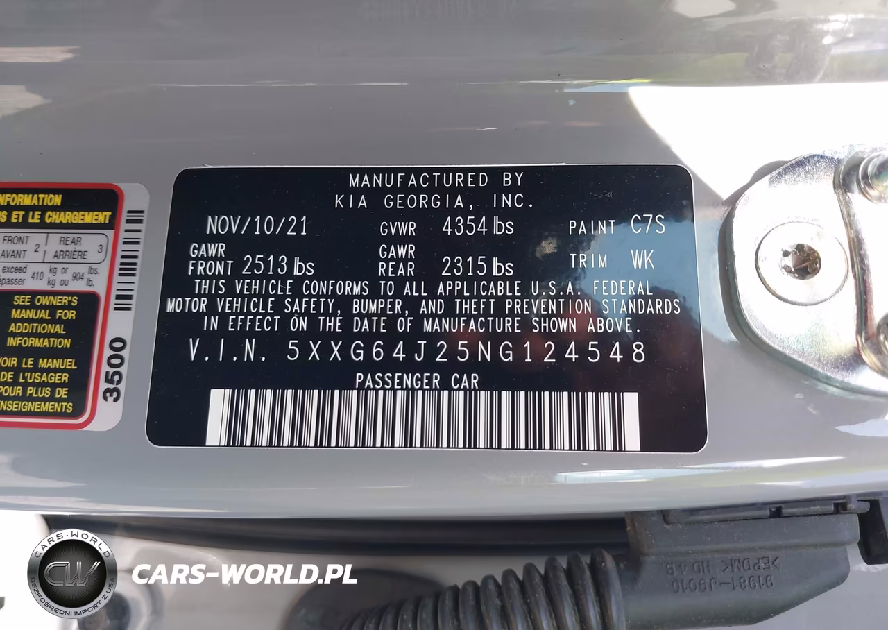 2022 Kia K5 Gt-Line VIN:5XXG64J25NG124548 - 9