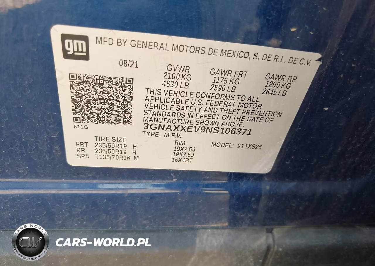 2022 Chevrolet Equinox Awd Premier VIN:3GNAXXEV9NS106371 - 9