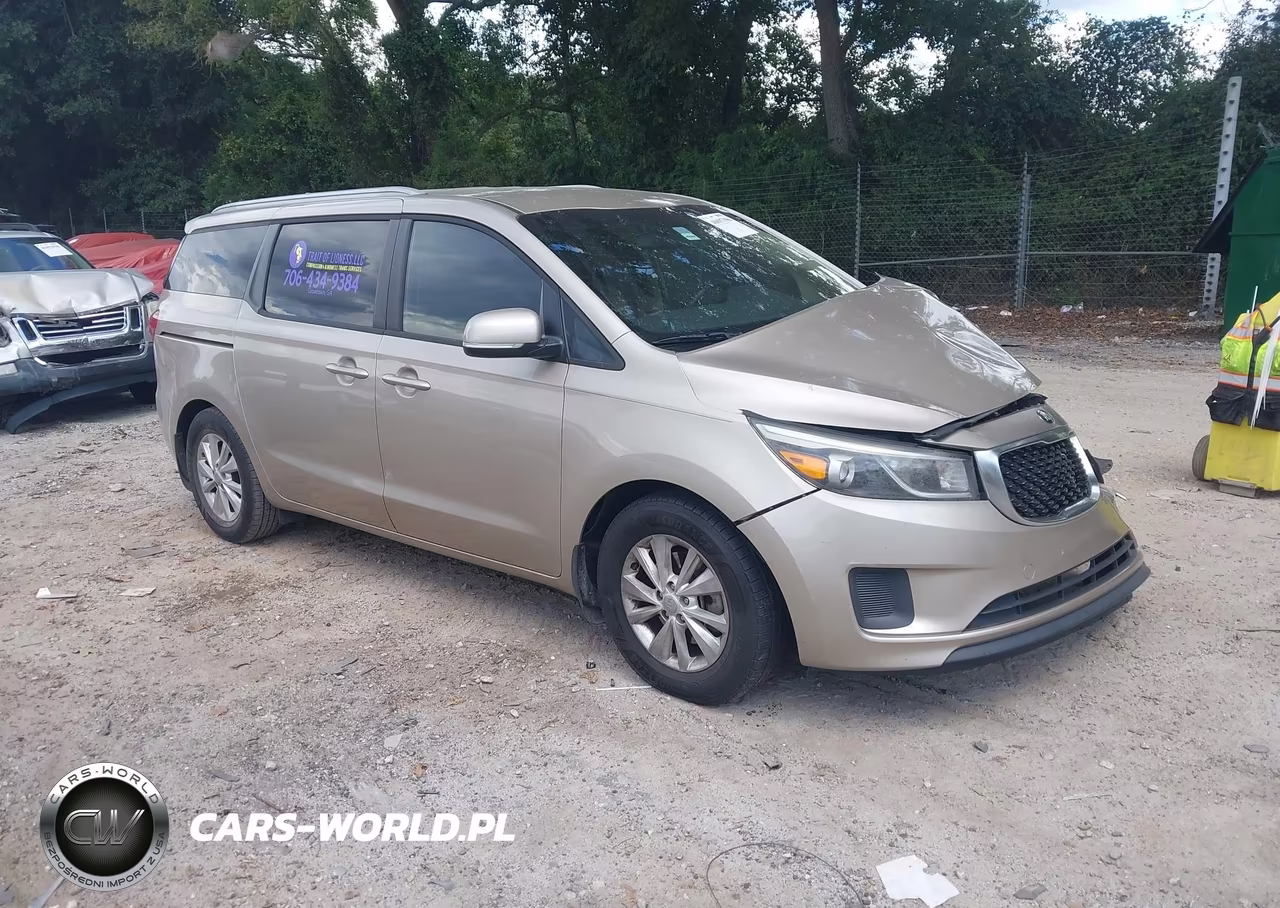 2016 Kia Sedona Lx VIN:KNDMB5C14G6124955 - 1