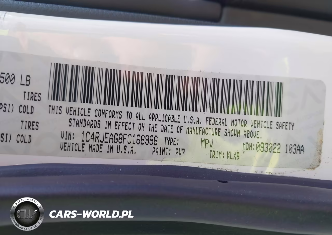 2015 Jeep Grand Cherokee Altitude VIN:1C4RJEAG8FC166996 - 9