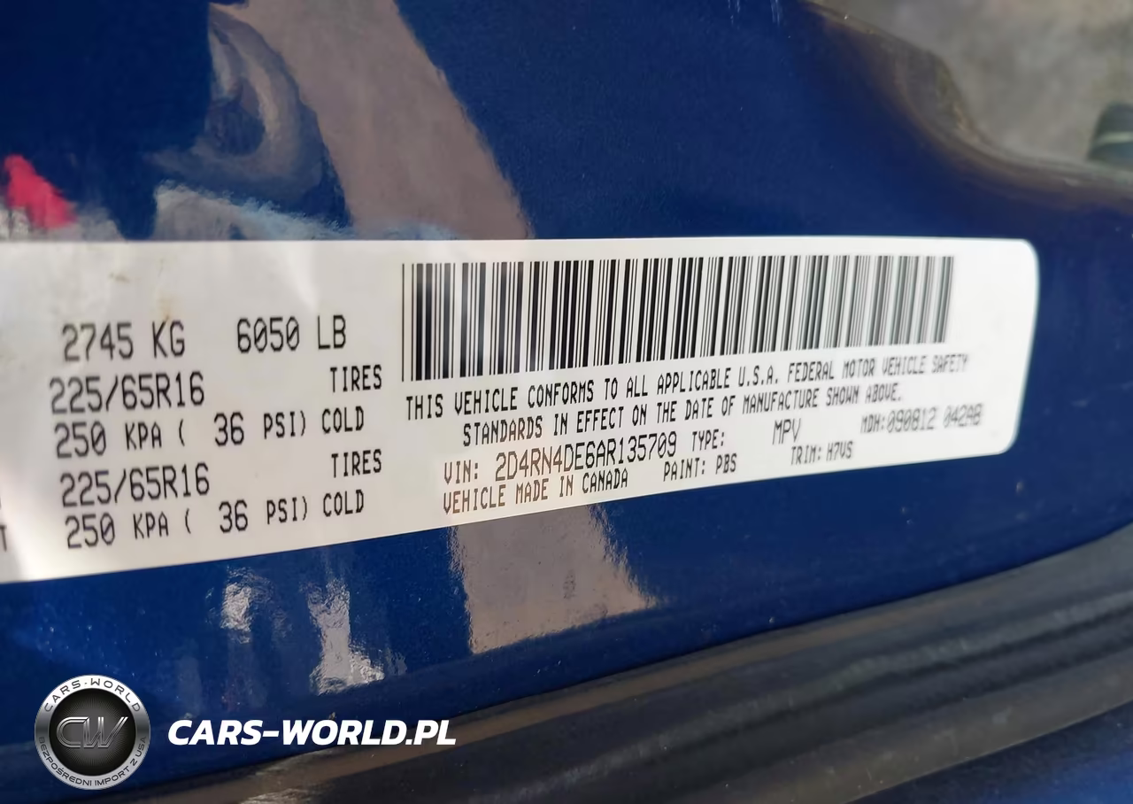 2010 Dodge Grand Caravan Se VIN:2D4RN4DE6AR135709 - 9