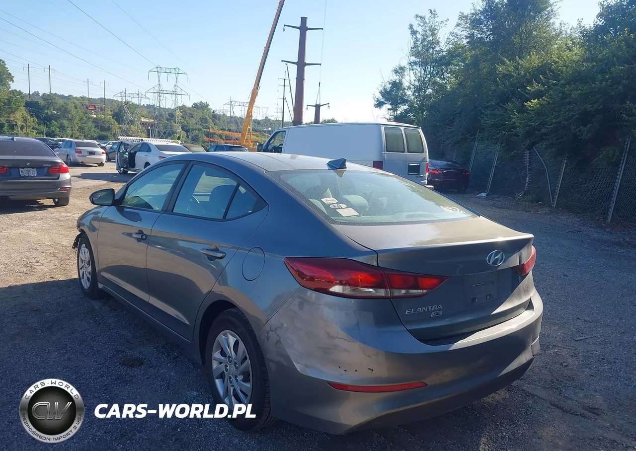 2017 Hyundai Elantra Se VIN:KMHD74LF9HU154601 - 3