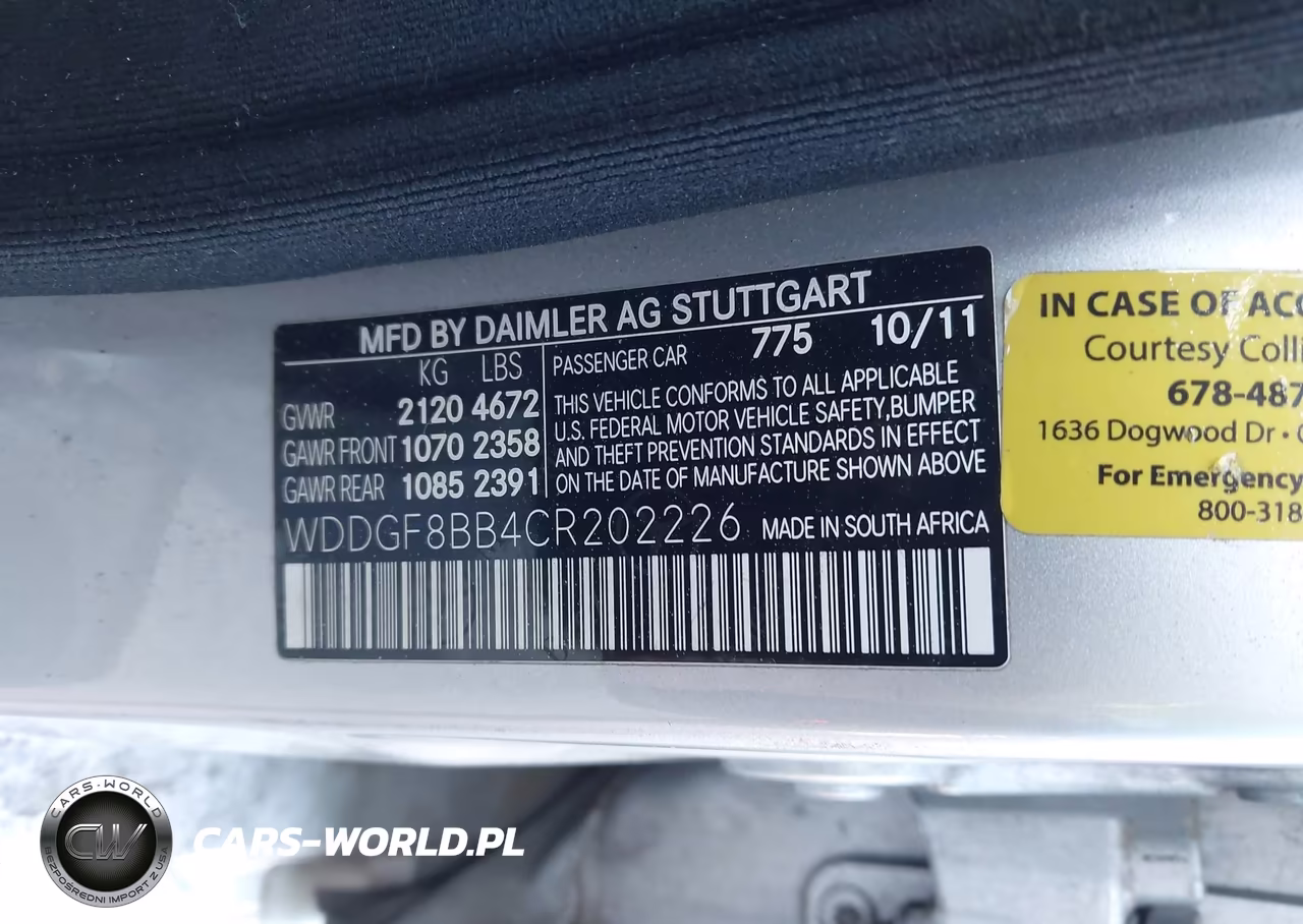 2012 Mercedes-Benz C 300 Sport 4Matic VIN:WDDGF8BB4CR202226 - 9