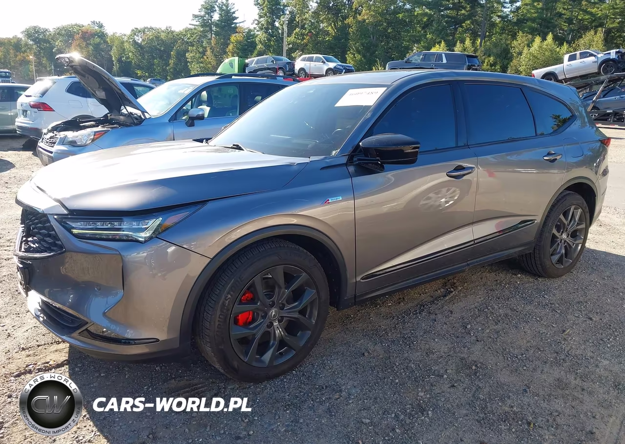 2022 Acura Mdx A-Spec Package VIN:5J8YE1H04NL040569 - 2