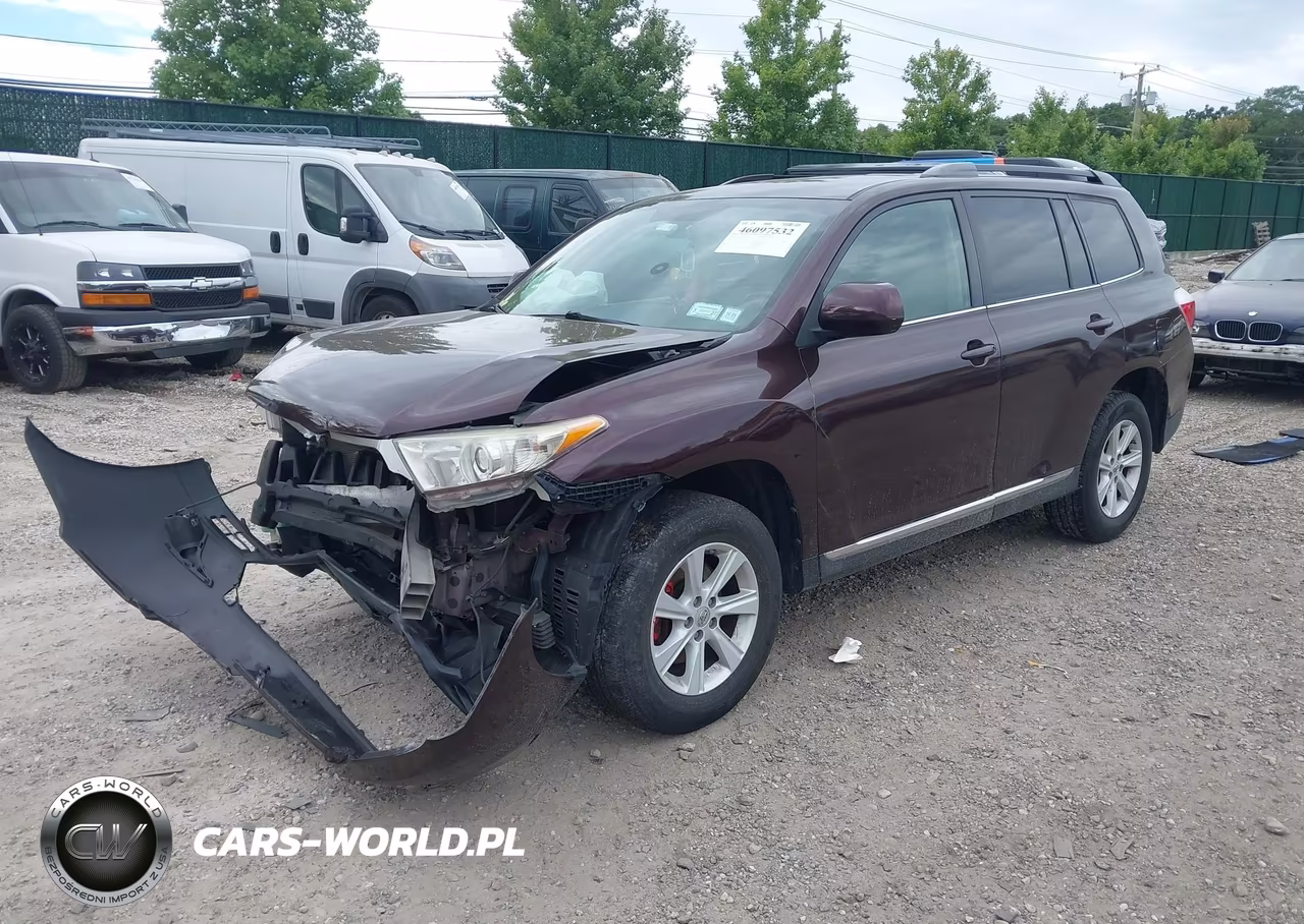 2013 Toyota Highlander Plus-Se VIN:5TDBK3EH3DS216737 - 2