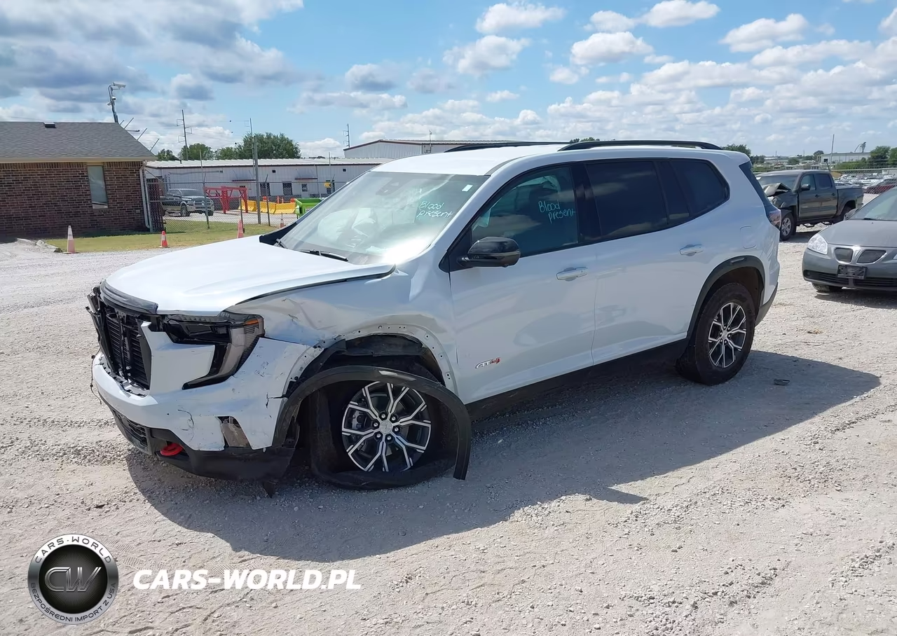 2026 GMC Acadia At4 Awd VIN:1GKENPKS5TJ126050 - 2